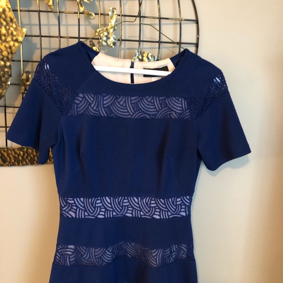 3for$20 Blue illusion cocktail dress - Picture 2 of 4